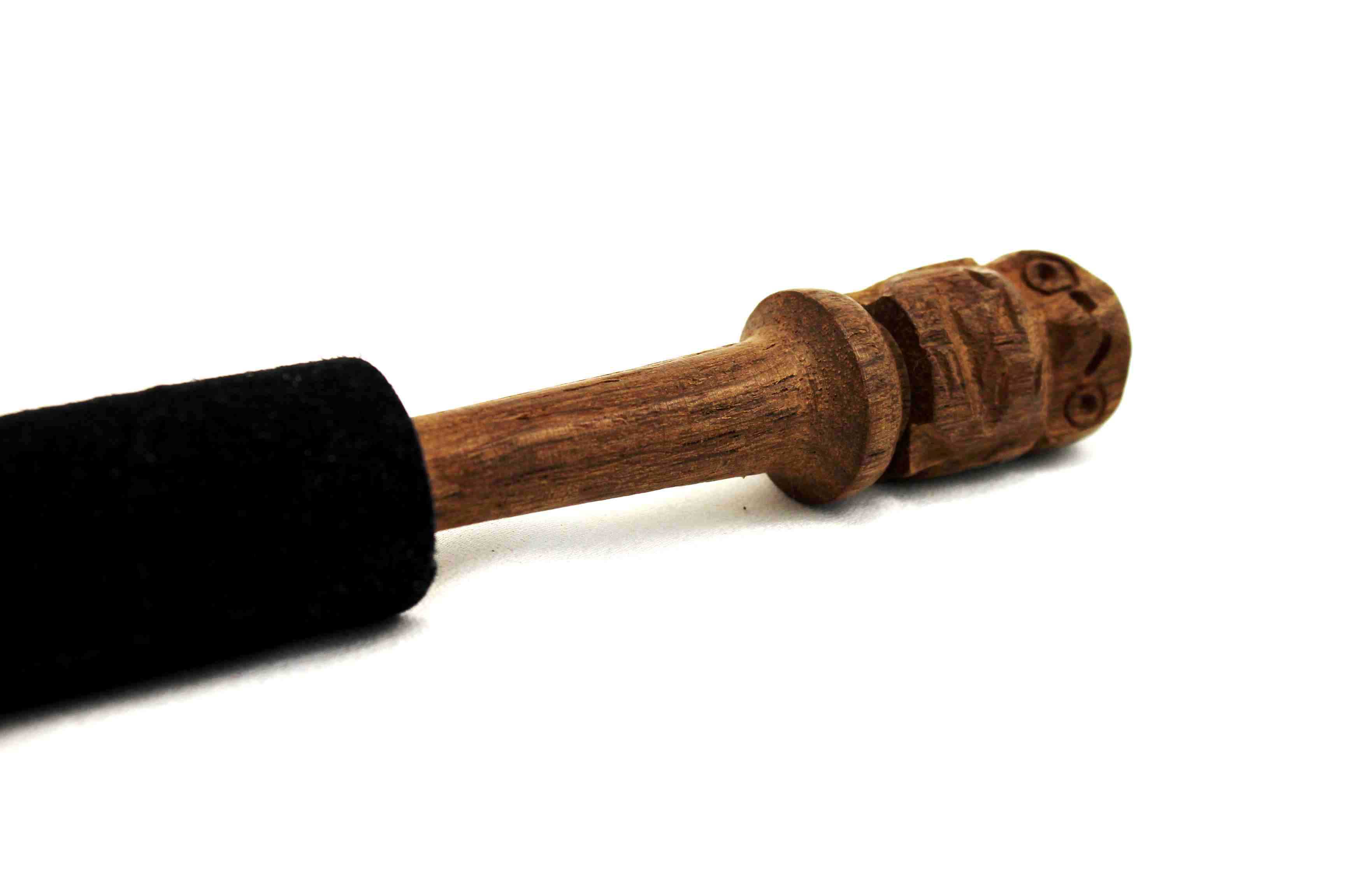Drevená palička na tibetské misky - Sova