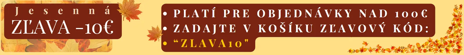 Zľava 10€ pre objednávky nad 100€