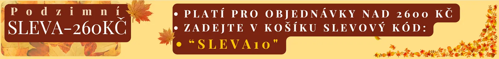 Podzimní sleva ČR kupon