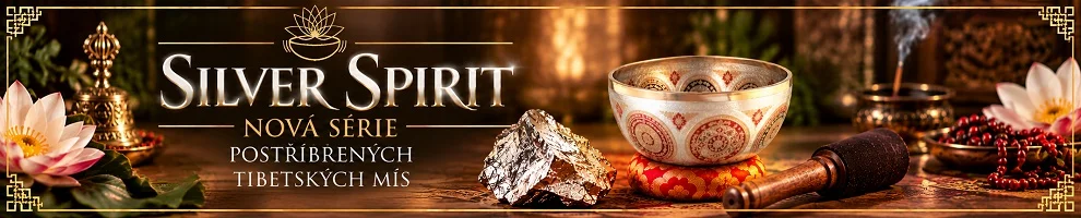 Postříbřené tibetské mísy Silver Spirit