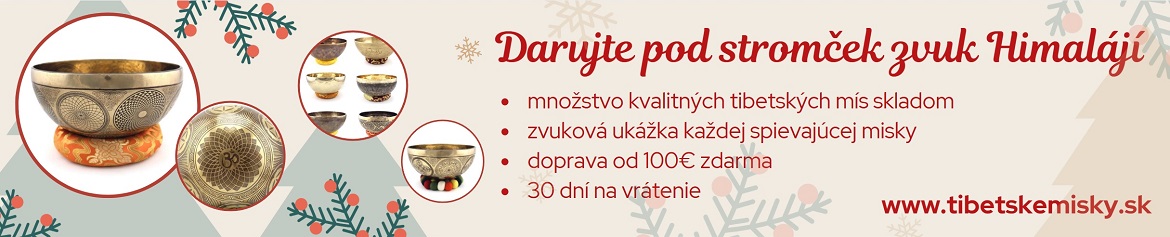 tibetská miska na Vianoce
