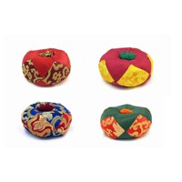 Vysoký brokátový vankúšik pod tibetské misy 15cm