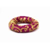 Vankúš brokátový prstencový 12,5 cm purpurový (p...