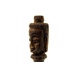 Wooden carved mallet in leather - Buddha