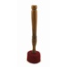 Felt mallet for singing bowls 25cm - red