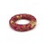 Vankúš brokátový prstencový purpurový - 15 cm priemer