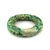 Vankúš pod tibetské misy - brokátový prstencový 18 cm zelený