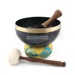 Tibetská mísa Black ＆ Gold 1091g