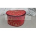 Case for singing bowls 17 cm - red, 2nd class quality