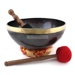 Tibetan bowl Black ＆ Gold 2378g